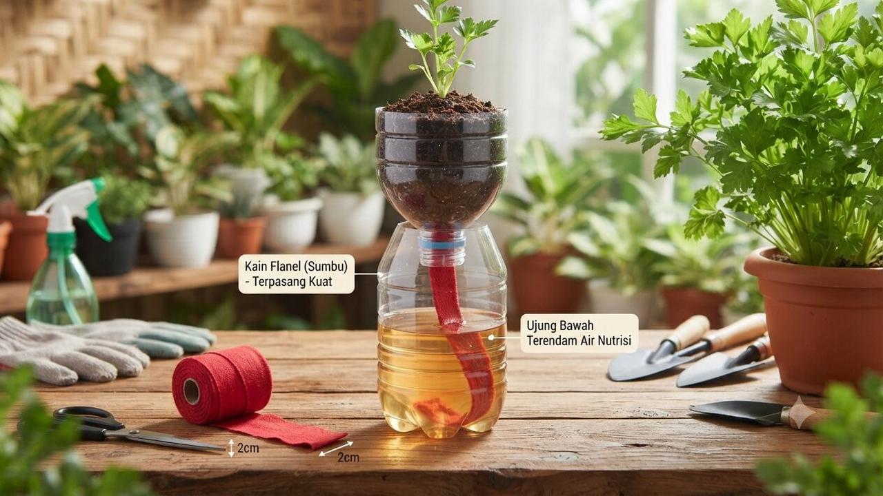 Cara Menanam Seledri di Botol Bekas agar Tumbuh Rimbun