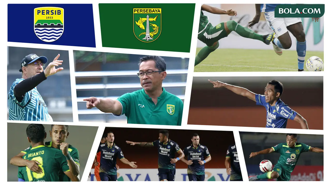 Kolase - Piala Menpora, Persib Bandung, Persebaya Surabaya