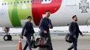 Skuad Selecao das Quinas terbang menggunakan maskapai kebanggaan Portugal, TAP Air Portugal untuk menuju ke Amerika Serikat. (AFP/Getty Images/Leonardo Fernandez)