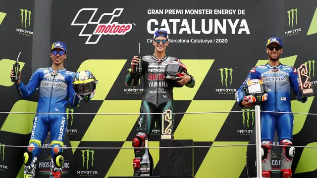 Podium MotoGP Catalunya