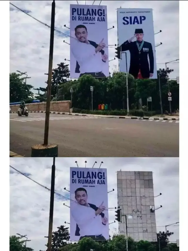 6 Momen Kebetulan Foto Spanduk Ini Bikin Salah Fokus, Jadi Nyambung