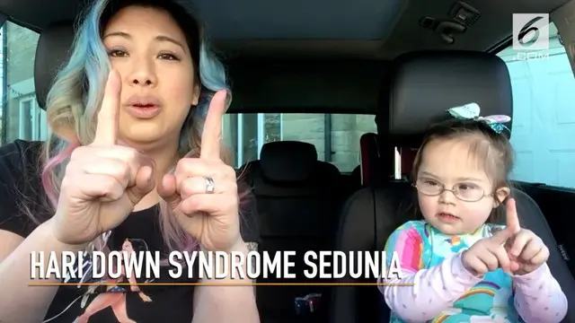 Memperingati hari Down Syndrome Sedunia, para Ibu berkaraoke bersama sang Anak menggunakan bahasa Isyarat.
