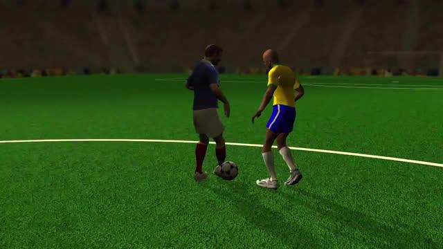 Animasi dari Kantor Berita Prancis AFP mengenai cedera lutut seperti yang dialami Lionel Messi, Barcelona saat melawan Las Palmas pekan lalu.