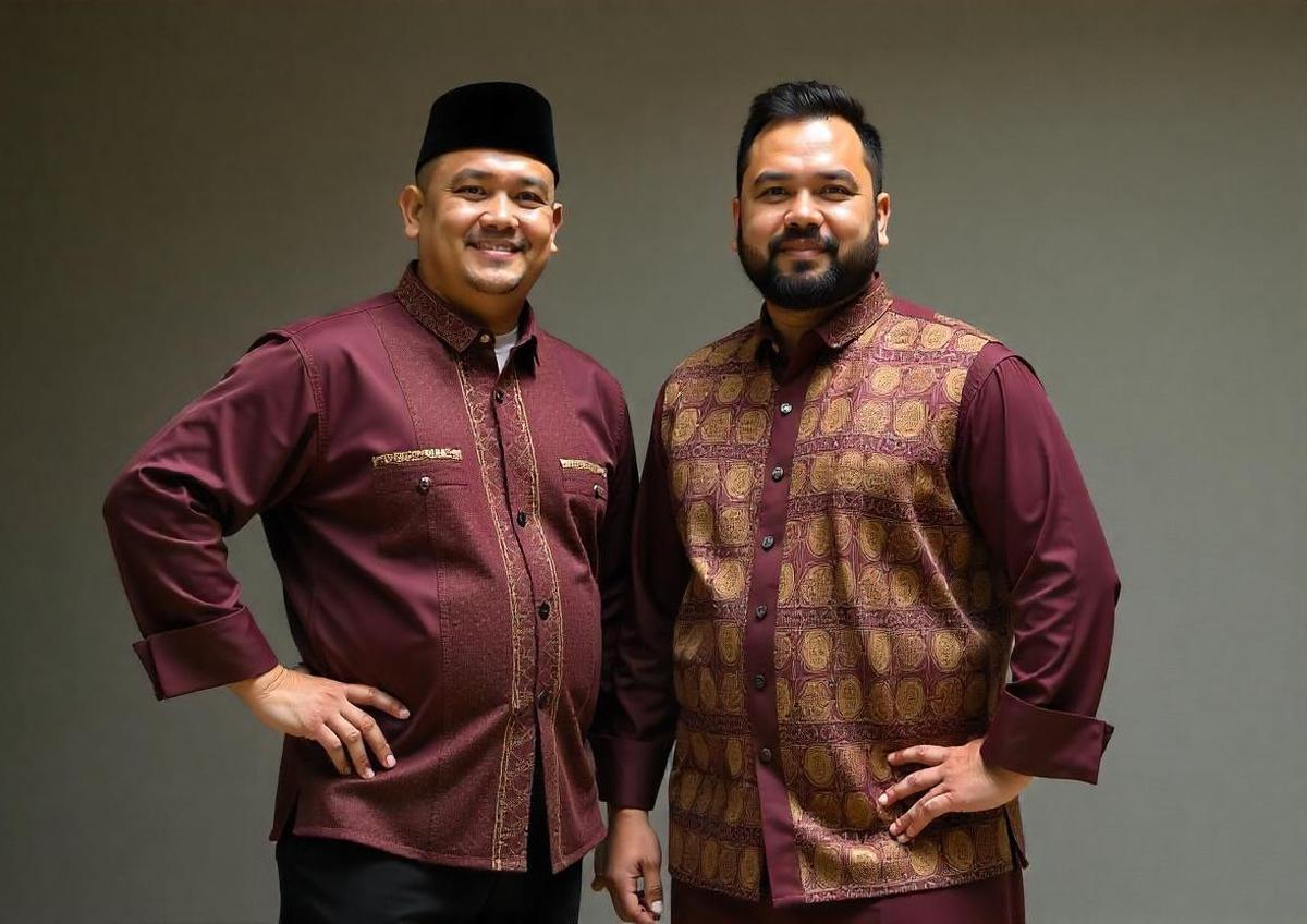 Model Baju Lebaran 2025 untuk Pria Gemuk