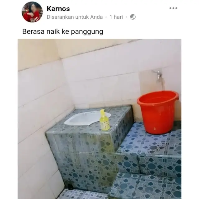 6 Potret WC Tinggi Ini Bikin Tepuk Jidat, Penuh Usaha ketika Naik