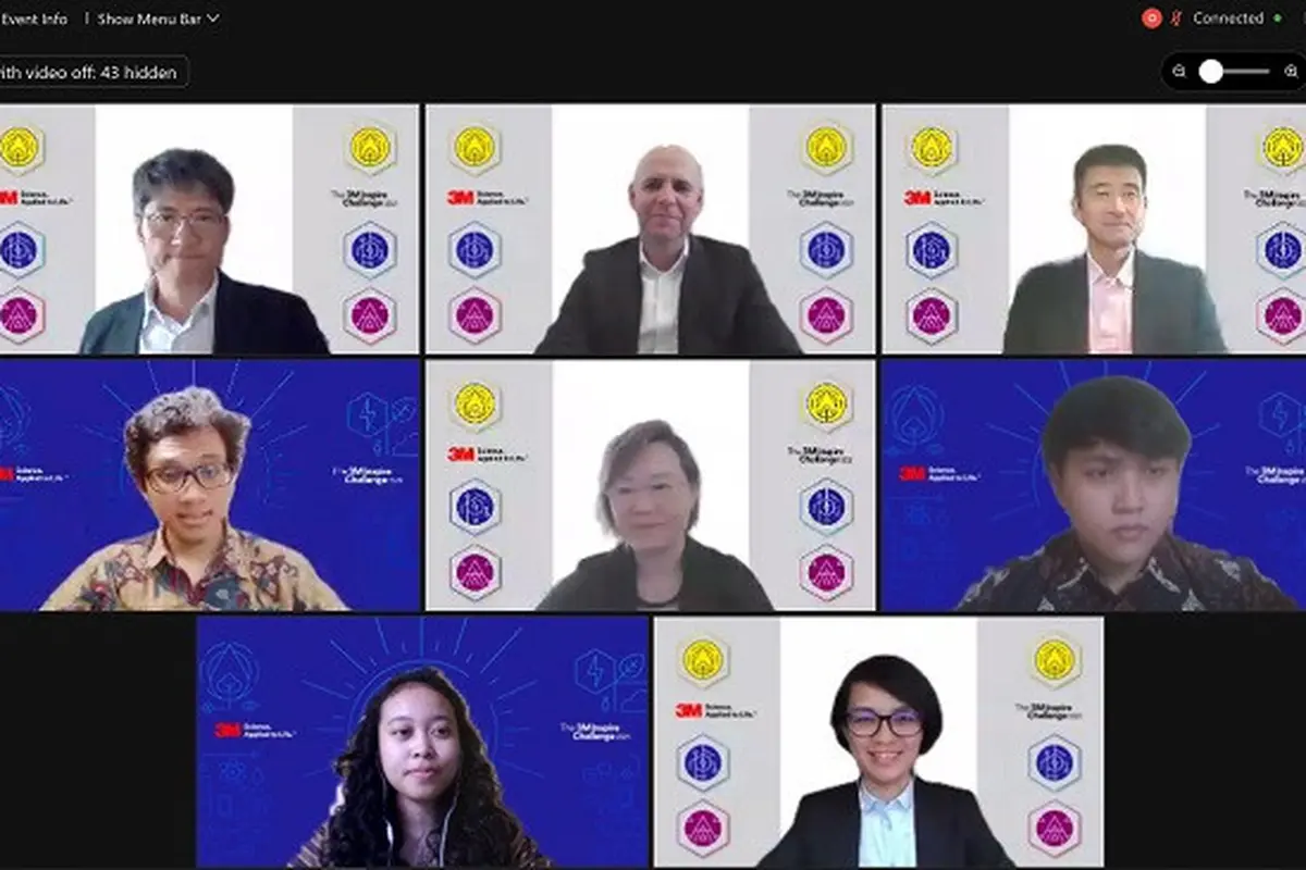Tim Kancil dari Indonesia dalam sesi presentasi 3M Inspire Challenge Tingkat Regional (Dok. 3M Indonesia)