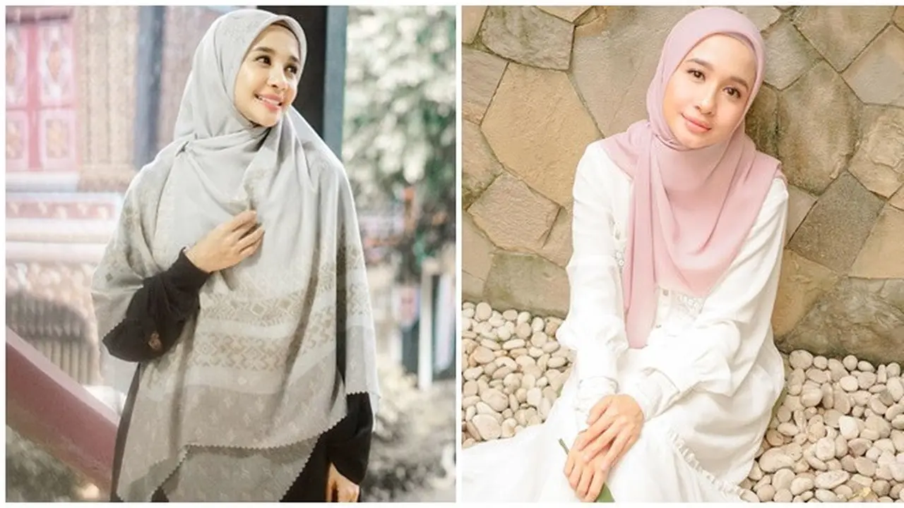 6 Potret Terbaru Laudya Cynthia Bella Kini Sering Pakai Hijab Syar'i, Tampil Beda