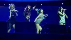 Penampilan BLACKPINK saat tampil dalam Coachella Music & Art Festival di Indio, California, Amerika Serikat, 12 April 2019. (Photo by Amy Harris/Invision/AP)