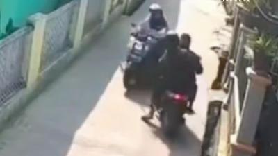 Viral Aksi Jambret di Bekasi, Emak-Emak Terjungkal dari Motor