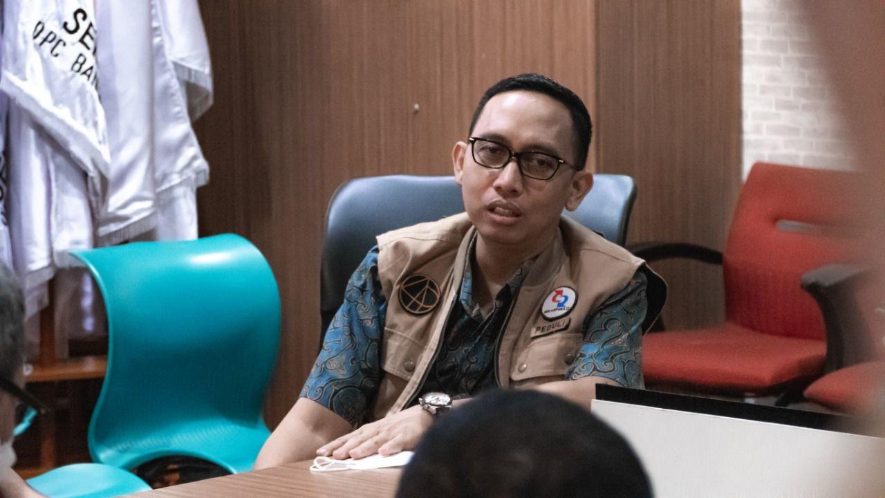 Ketua Umum Serikat Karyawan PT Angkasa Pura II (SEKARPURA II) Trisna Wijaya.