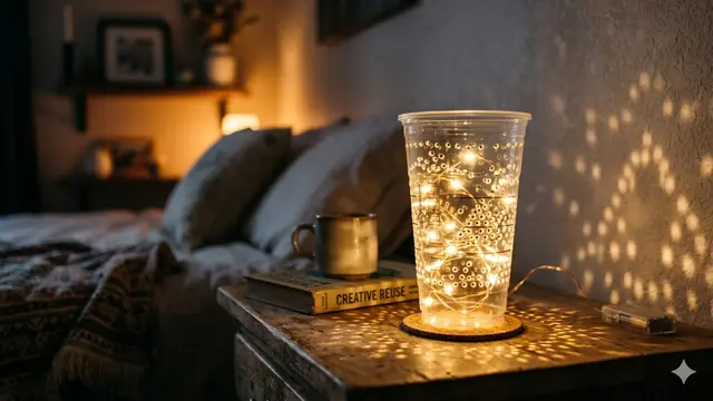 Barang dari Gelas Plastik Bekas Minuman (Foto: Gemini AI)