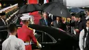 Presiden Turki Recep Tayyip Erdogan akan disambut langsung oleh Presiden Prabowo Subianto di Istana Bogor, Jawa Barat, pada Rabu 12 Februari 2025. (BAY ISMOYO/AFP)