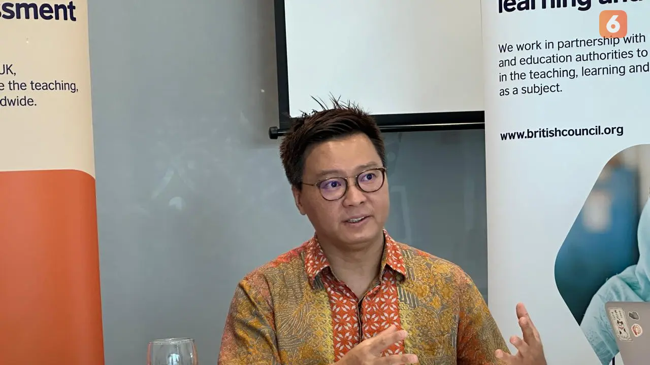 Country Director British Council Indonesia Summer Xia dalam wawancara terbatas Bersama Liputan6.com di Jakarta, Kamis (19/9/2024). (Liputan6.com/Benedikta Miranti)