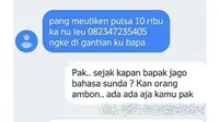 6 Chat Balasan untuk Penipu Minta Pulsa Ini Bikin Ketawa Nyengir (sumber: Instagram.com/mariozanetti)