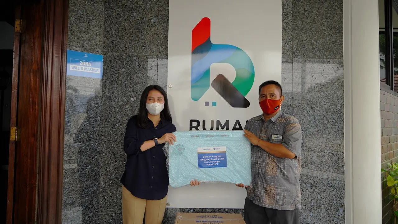 Pada Bulan Suci Ramadan 1442 Hijriah, Peruri menyalurkan bantuan dan santunan kepada masyarakat