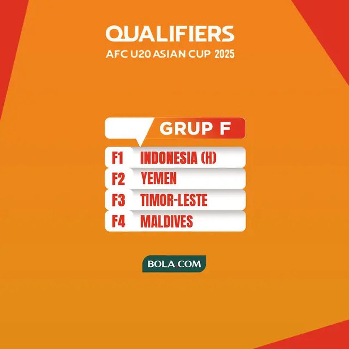 Skenario Timnas Indonesia U-20 Menjadi Juara Grup F Kualifikasi Piala Asia U-20 2025: Dilarang Kalah!