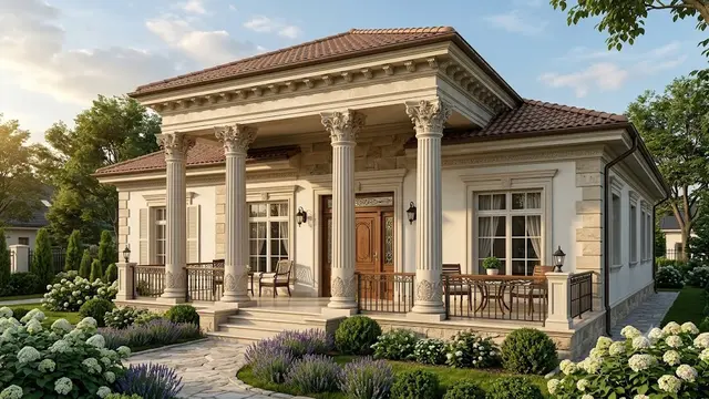 Desain Pilar Depan Rumah Klasik