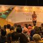 Arief Yahya saat memberikan sambutan di Seminar Rembuk Nasional Pariwisata Indonesia 2019 yang dilaksanakan pada Selasa, 15 Oktober 2019 di The Kasablanka, Jakarta Selatan. (dok. Liputan6.com/Novi Thedora)