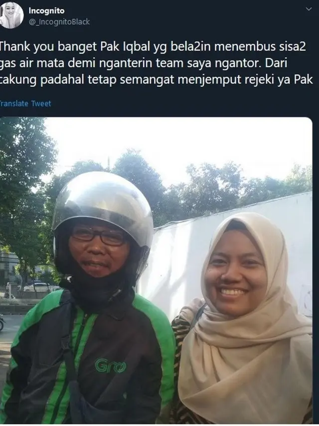 Bikin Kagum, Aksi 4 Driver Ojek Online Layani Order Saat Demo 22 Mei