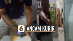 Meski sang kurir sudah memberi penjelasan, pelaku terlanjur naik pitam.