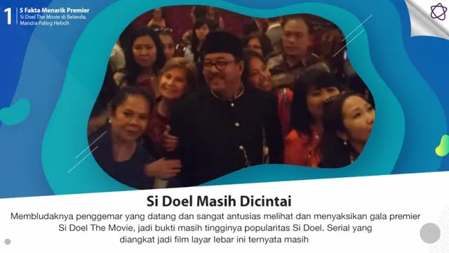 [Bintang] 5 Fakta Menarik Premier Si Doel The Movie di Belanda, Mandra Paling Heboh