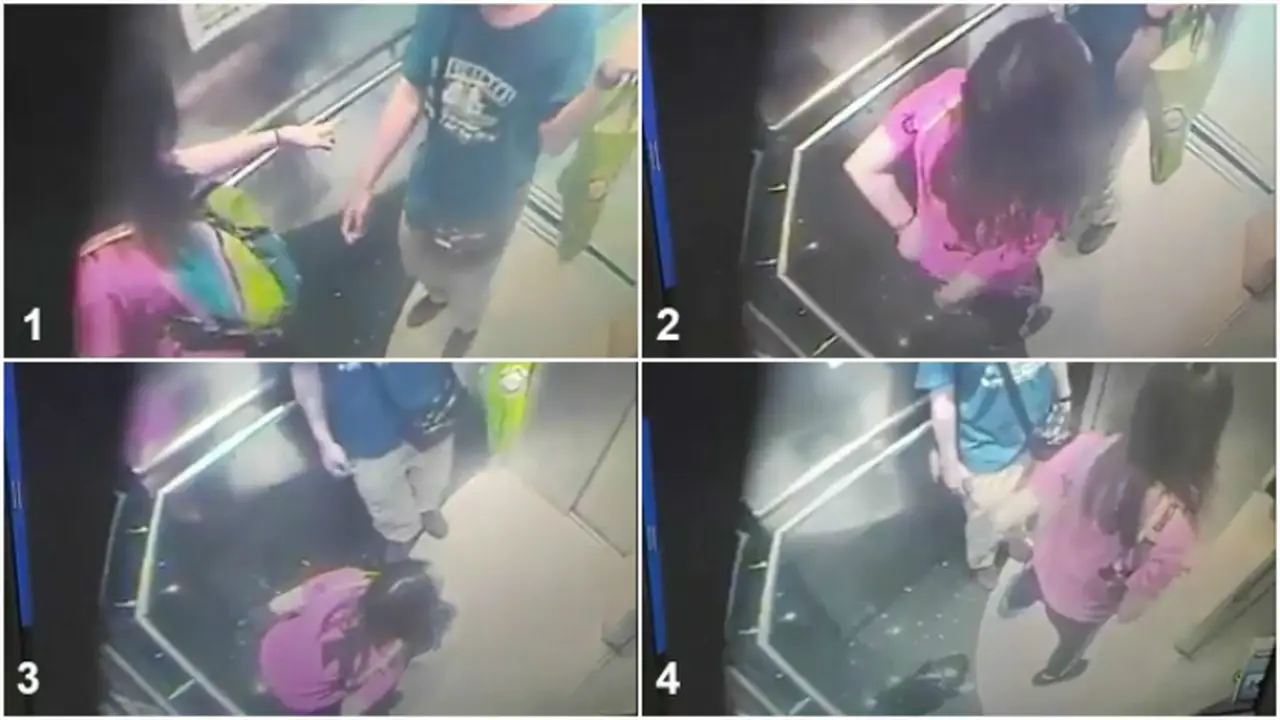 Wanita Ini Tertangkap CCTV, Buang Air Kecil di Dalam Lift