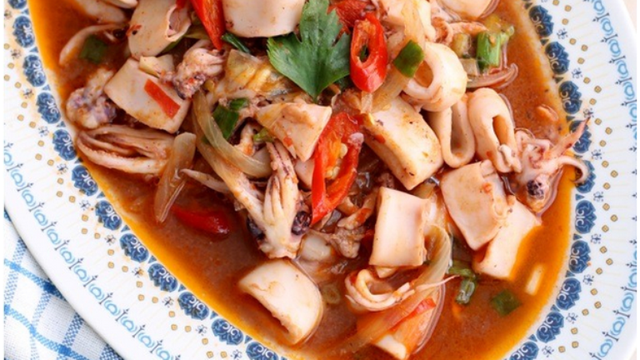 Menu Maksi: Cumi Masak Saus Padang