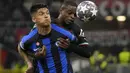 Dengan kemenangan ini, Inter sudah menempatkan satu kakinya di partai final. (AP Photo/Manu Fernandez)