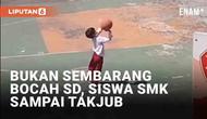 Seorang siswa SD jadi pusat perhatian saat jam bebas di halaman SMK di Surabaya. Bocah tersebut bermain basket sendirian di tengah lapangan. Namun aksinya mencuri perhatian karena sukses mencetak gol tiga kali berturut-turut.
