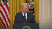 Konferensi pers Presiden AS Joe Biden usai serangan bom di bandara Kabul, Afghanistan. Dok: YouTube The White House