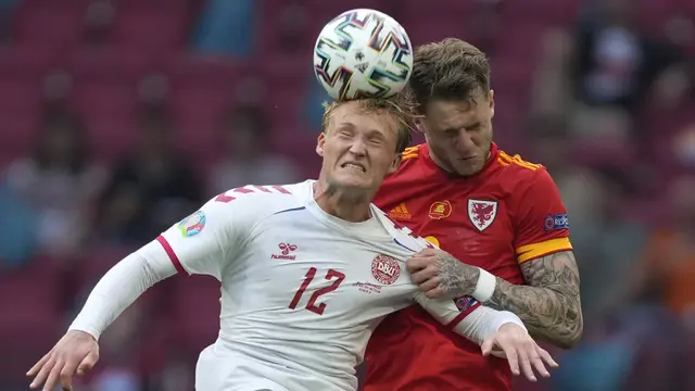 Foto Piala Eropa: Hancurkan Wales 4-0, Denmark Melenggang ke Perempatfinal Euro 2020