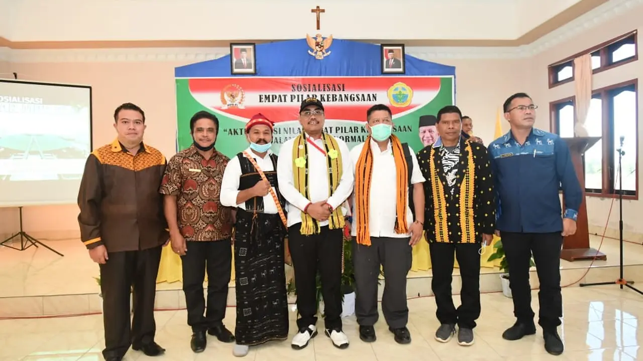 Sosialisasi 4 Pilar di Stiper Flores
