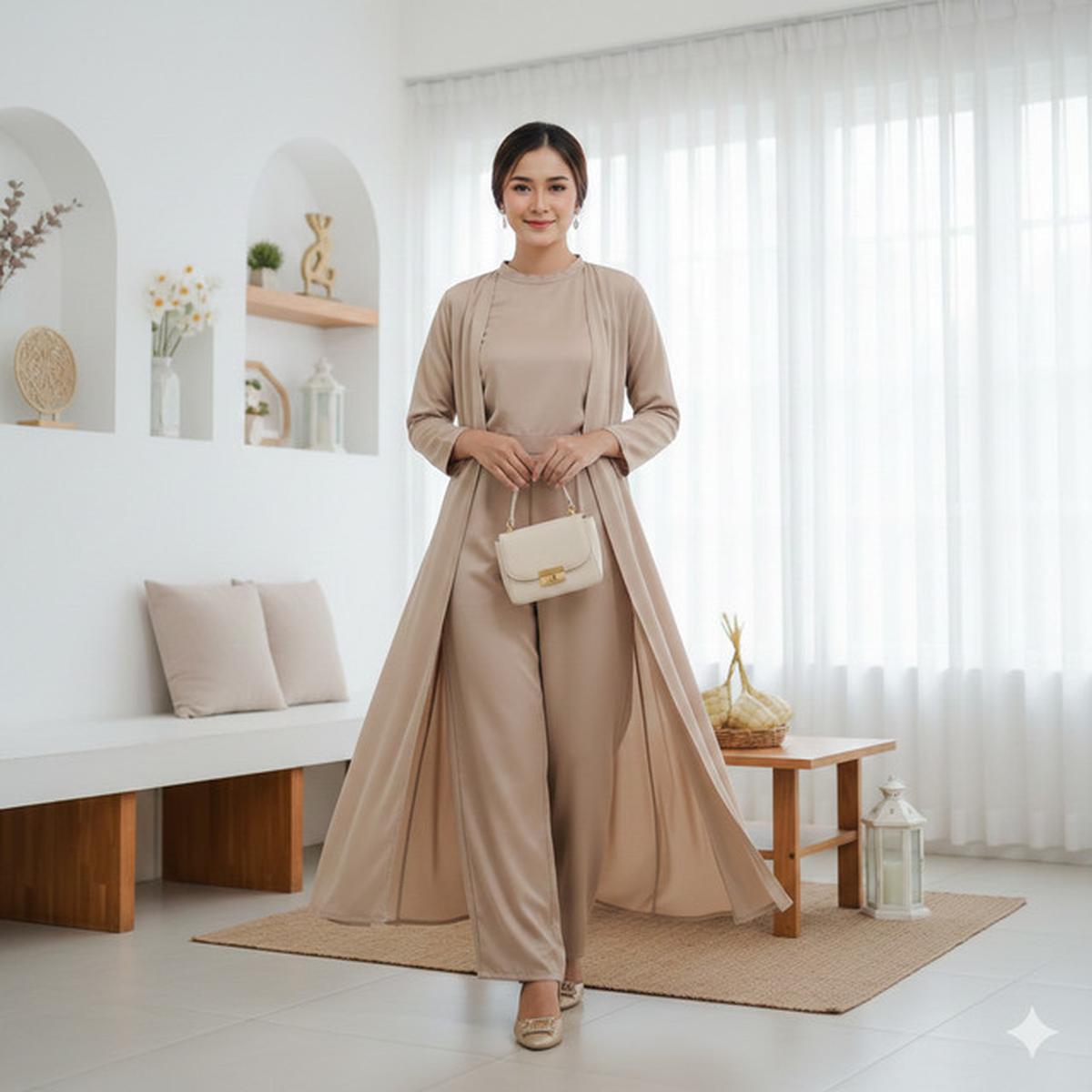 8 Model Baju Lebaran Tanpa Hijab Tapi Tetap Sopan, Inspirasi Anggun di Momen Spesial