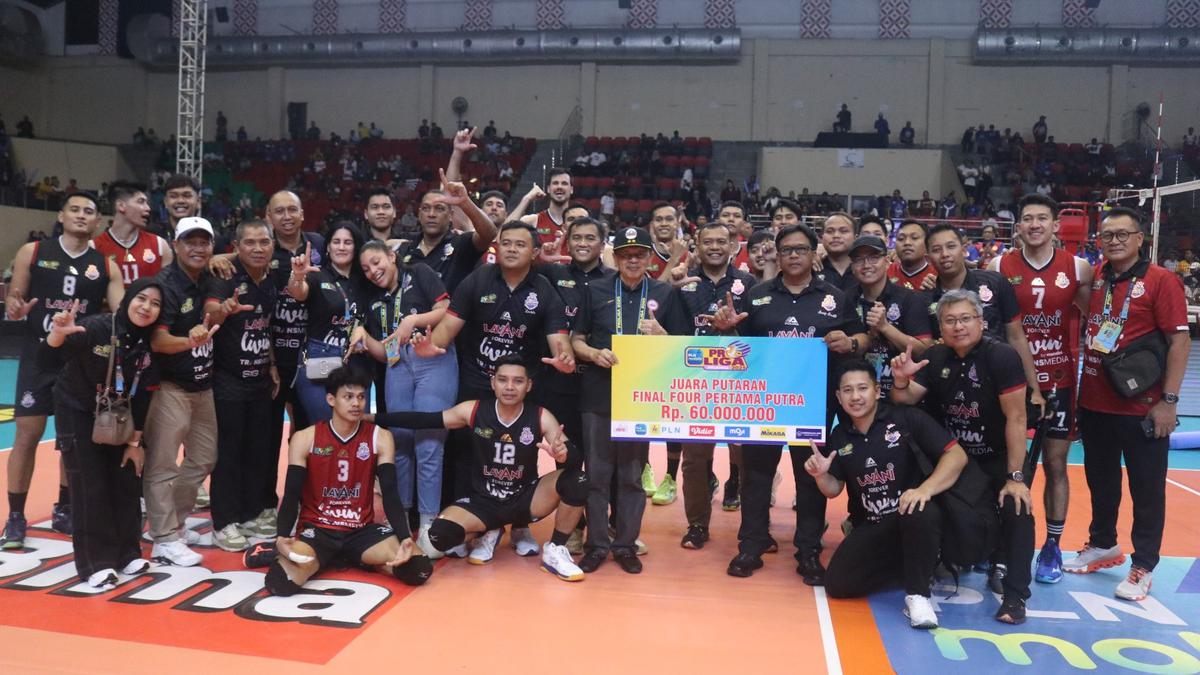 LavAni Juara Putaran Pertama Final Four PLN Mobile Proliga 2025