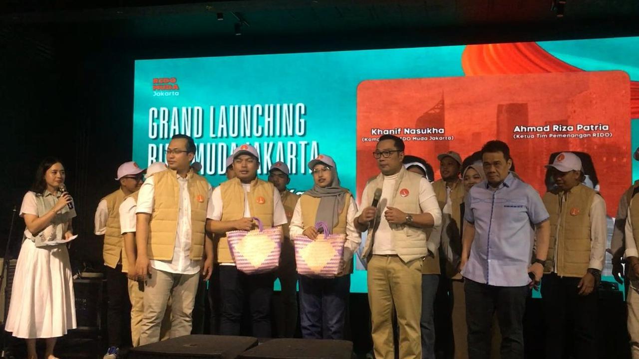 Ridwan Kamil Kukuhkan Duta Muda Jakarta: Tugas Mereka Keliling Door To Door, Sosialisasi Visi Misi Pasangan RIDO