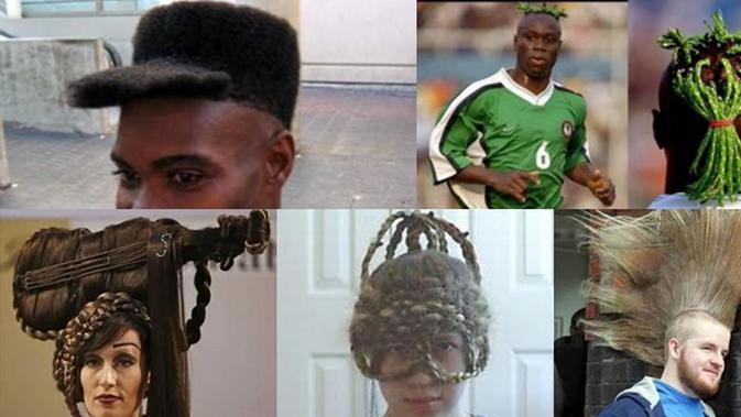 5 Style Rambut  Aneh di  Dunia  Yang Bikin Ngakak Fashion 