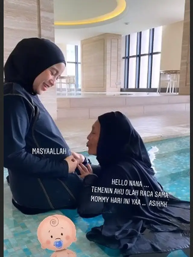 6 Momen Chacha Frederica Jalani Program Tingkatkan Kecerdasan Janin