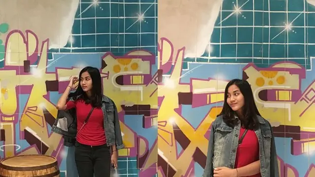 Penampilan Shavira Ika Putri saat di luar lapangan terlihat modis dan fashionable.
