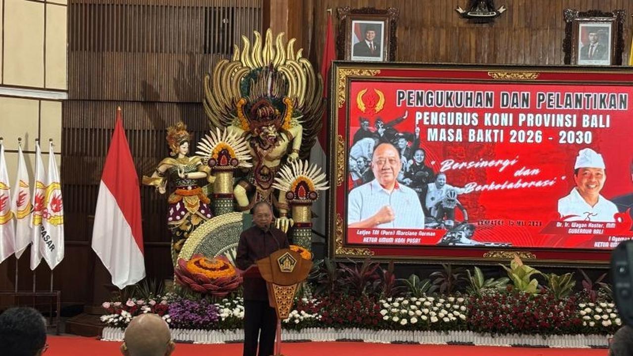 Gubernur Koster Targetkan KONI Bali Raih Lima Besar PON 2028 NTT-NTB