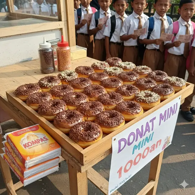 Donat Mini Meses (Gemini AI)