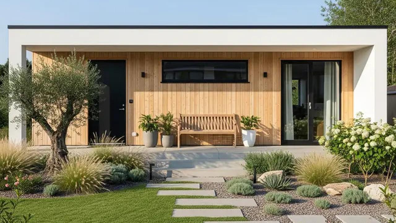 7 Model Rumah 7x10 Meter Minimalis dengan Teras dan Taman Depan Cantik, Estetik dan Instagramable