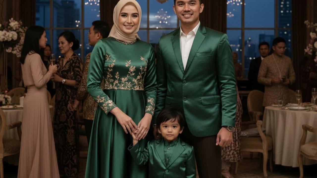 10 Gamis Islami Couple untuk Acara Keluarga di 2025, Tampil Kompak dan Elegan Bersama Kesayangan
