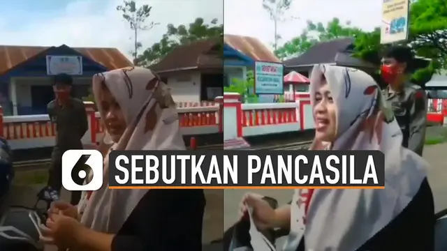 VIDEO: Nyeleneh, Emak-Emak Dihukum Sebutkan Pancasila Jawabnya Seenak Sendiri