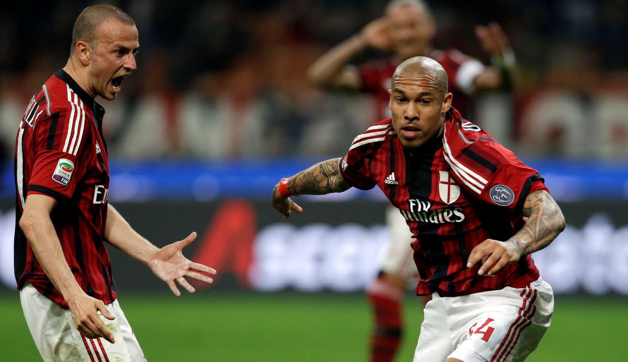 Dengan hasil imbang 1-1 ini, Milan tetap berada di posisi delapan klasemen sementara  Serie A dengan nilai 42. Mereka tercecer tujuh poin dari Sampdoria yang berada di tangga keenam. (AP/Luca Bruno)