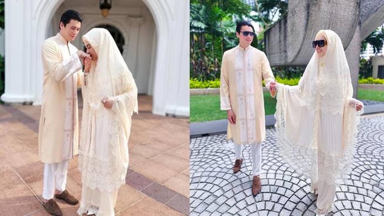 5 Potret Kebersamaan Syahrini Bersama Reino Barack Tampil Kompak Saat Lebaran