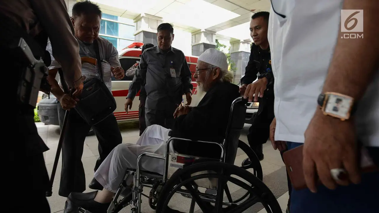 Abu Bakar Ba'asyir Jalani Pemeriksaan Kesehatan di RSCM