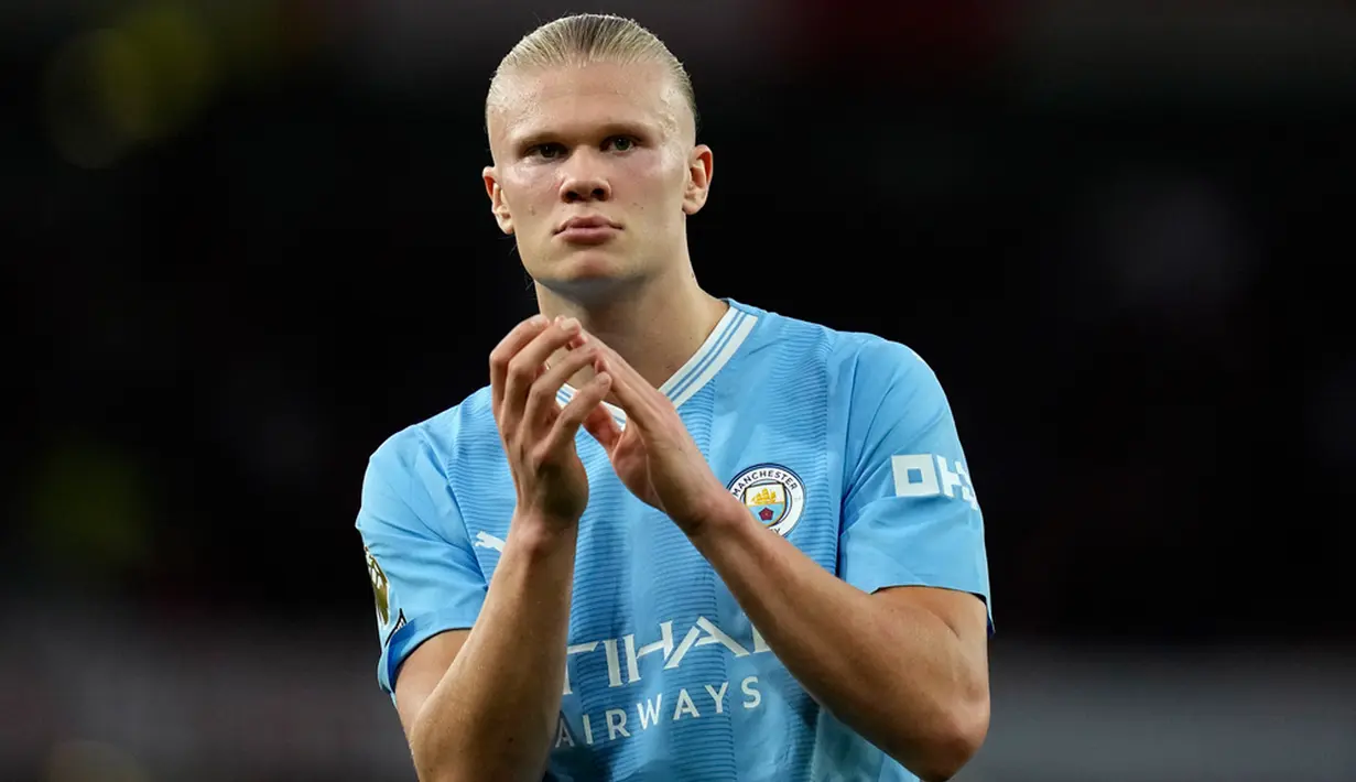 Hingga pertandingan selesai, skor 1-0 untuk kemenangan Arsenal atas Manchester City tetap bertahan. (AP Photo/Kirsty Wigglesworth)