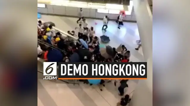 Aksi unjuk rasa di Hong Kong masih terus berlangsung. Baru-baru ini, beredar video kekerasan demonstran memukul warga di stasiun kereta.