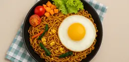 ilustrasi mie goreng sederhana/image generated by AI&nbsp;