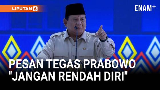 Pesan Prabowo Depan Siswa Sekolah Rakyat: Kita Jangan Rendah Diri!